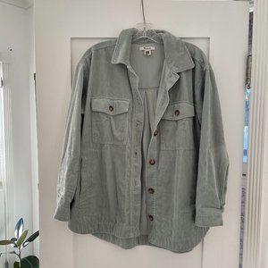 Madewell Sage Corduroy Shaket (M)